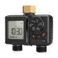 Sprinkler Timer 2 Zone,Water Timer for Garden Hose with Lithium Battery Hose Timers with Brass Inlet