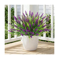 Artificial Flowers for Outdoor Planter Indoor Decor Fake Lavender Flowers