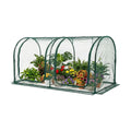 Crop Cage for Garden,98"x49"x49" Tunnel Plant Netting Cover with Zipper,Garden Bed Cover for Protection for Vegetables