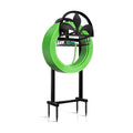 Garden Hose Holder, Water Hose Holders Stand Holds 160-Feet Freestanding Hose Reel Storage Hanger Rack for Outside Yard