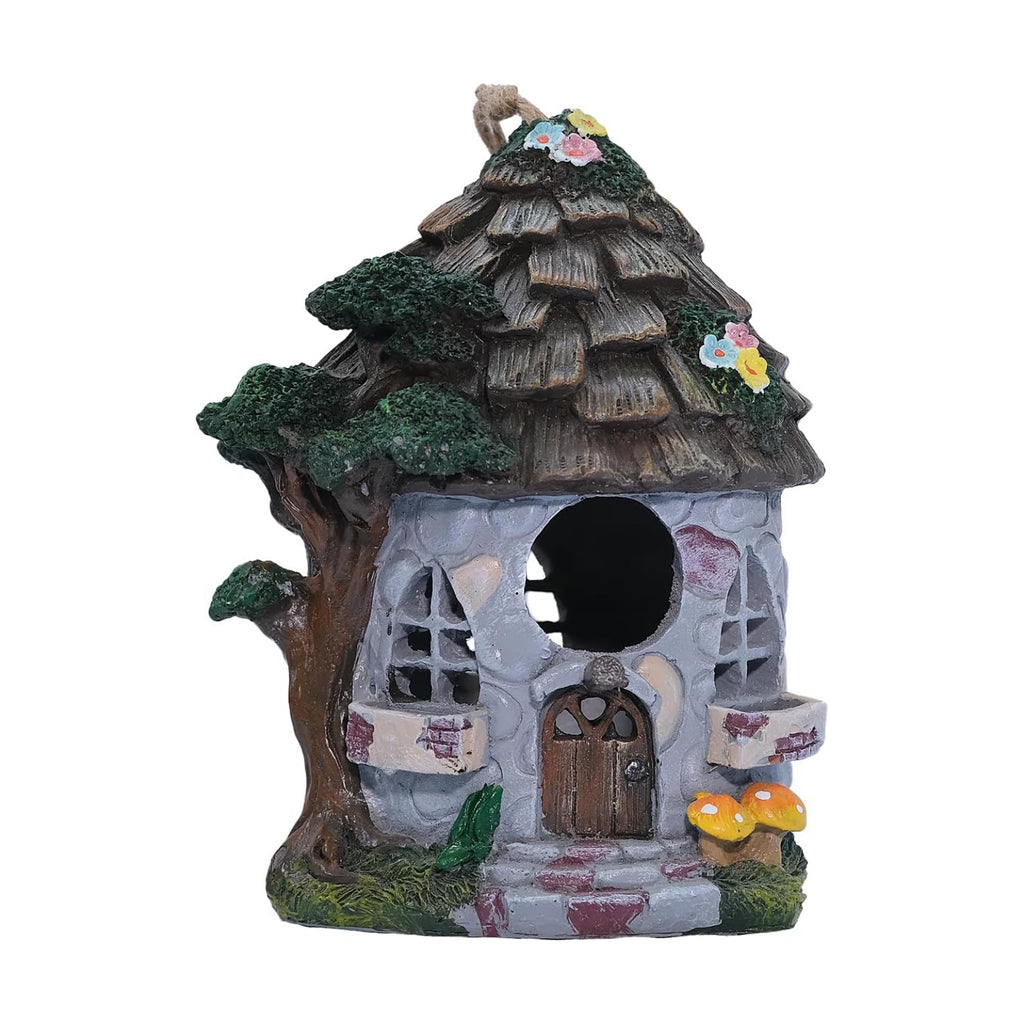 Bird Houses for Outside Resin Bird House Room Garden Courtyard Backyard Decor Handmade House