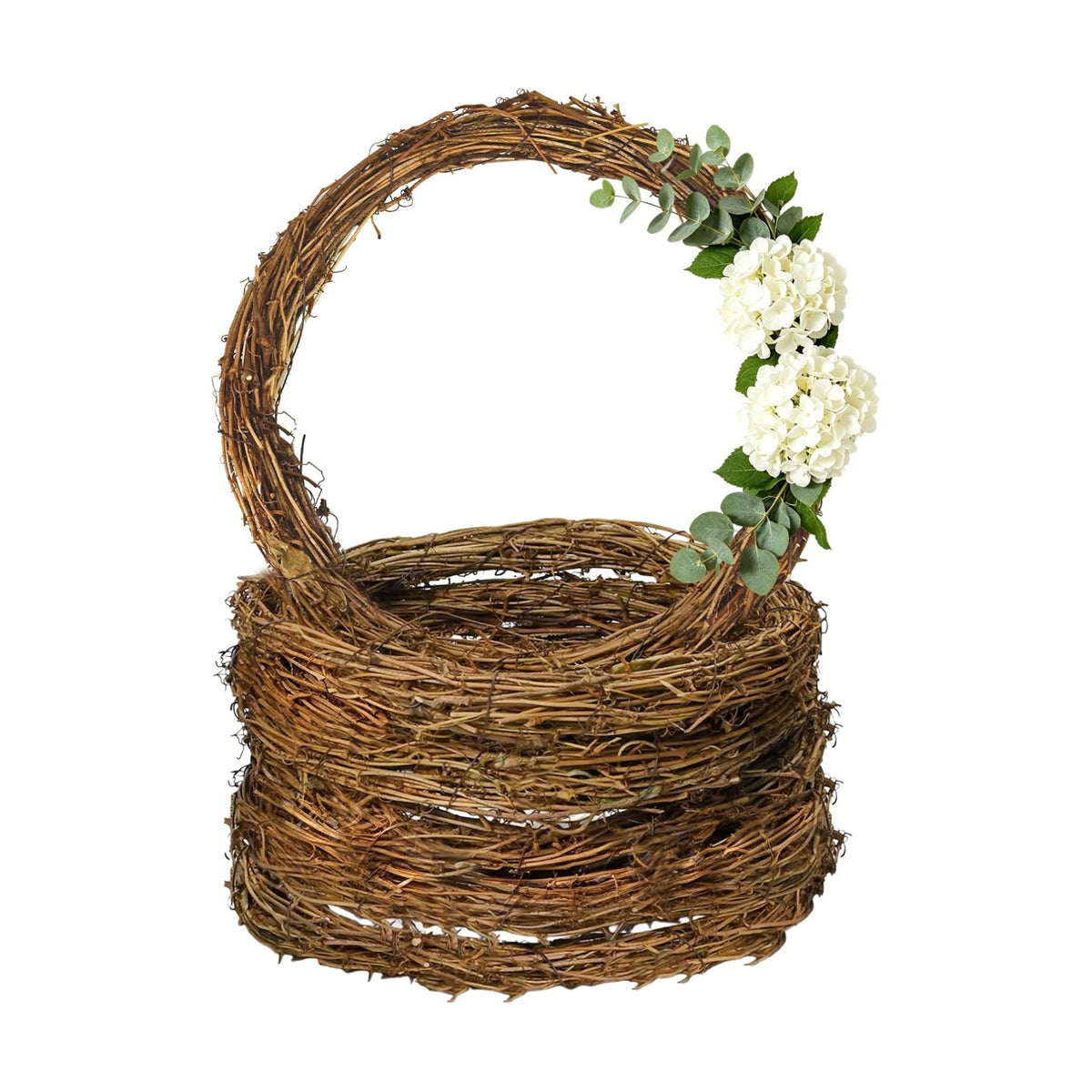 6 Pack 12 Inch Grapevine Wreaths, Vine Wreath Rings for Christmas Weddings