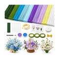 Pipe Cleaner Flower Kit, 1000 PCS Chenille Stems in 10 Colors with Tools