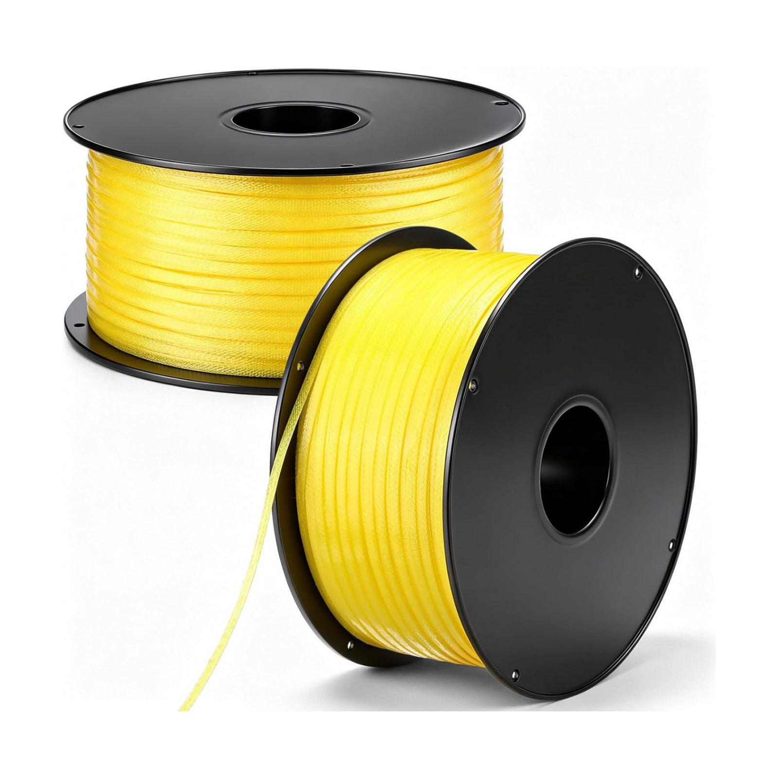 2 Pcs Sticky Fly Strip Rolls 2500 ft Extra Long Ribbon Tape, Non-Toxic Sticky Hanging Strips for Gnat Fruit Mosquito