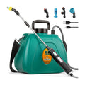 Battery Powered Garden Sprayer 2 Gallon, 7.4V High Pressure Rechargeable Weed Sprayer with 3 Pressure Mode, 5 Spray