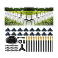 Pro-Series Drip Irrigation System, 100FT 1/4" Garden Watering System with 16pcs 360° Bendable Copper Nozzles, Leak-Free