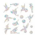 48Pcs Anti-Collision Static Bird Window Clings, Bird Window Decals