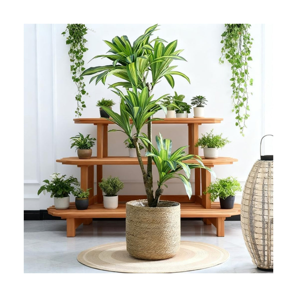 11.8 inch Handmade Seagrass Woven Planter Basket (Medium)