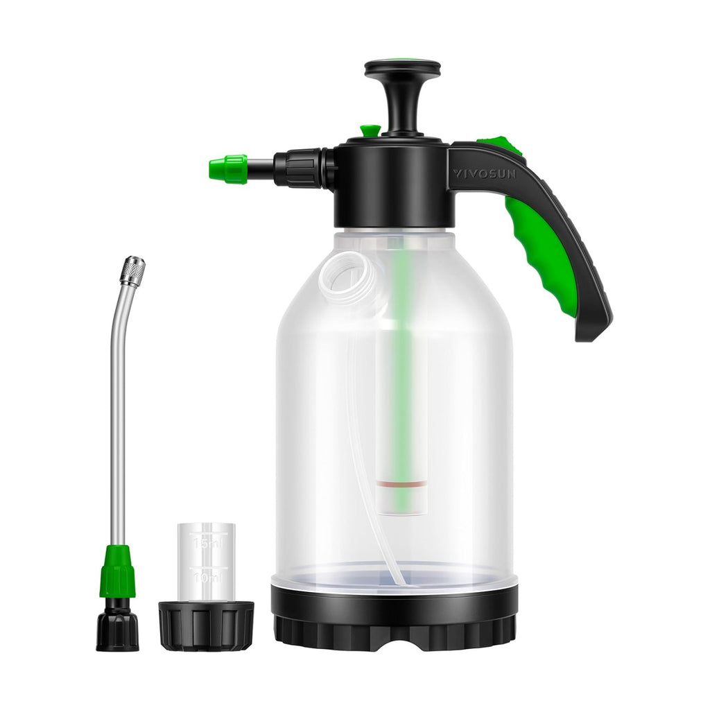 VIVOSUN 50oz Pump Sprayer, Portable Water Spray Bottle | for Spraying Plants, Flowers, Weeds and Cleaning, Hand Pump