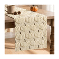 Artoid Mode Beige Soft Faux Fur Fall Table Runner 13x108 Inch