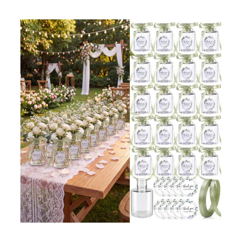 30 Set 4.33'' Wedding Party Favors Plastic Plant Propagation Stations for Guest Bulk 4oz Plant Propagation Jars Planter