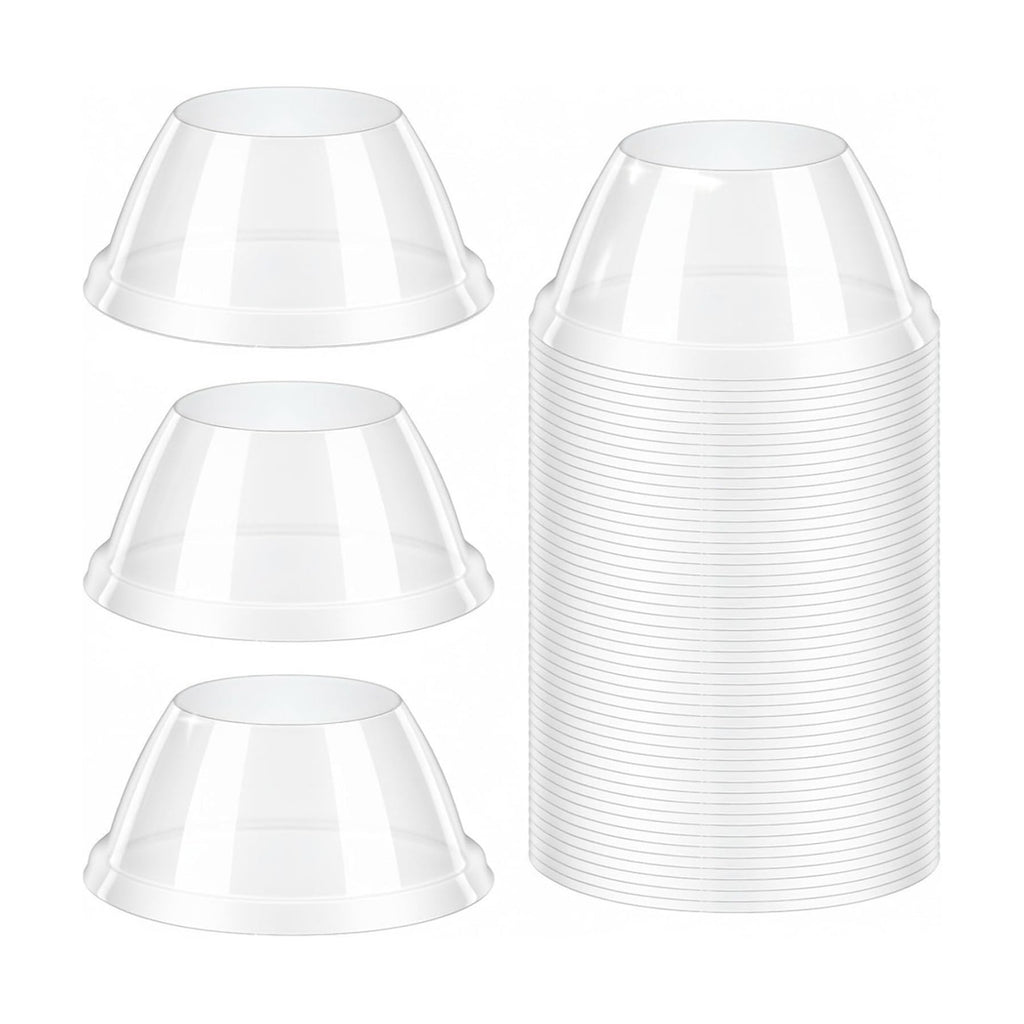 50 Pack Grow Domes Hydroponic, Transparent Hydroponic Dome Covers for Plants, 1.57in Inner Humidity Plant Domes Caps Plant Covers for Growing System