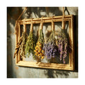 Tnstbiee Boho Farmhouse Herb & Flower Drying Rack-Dried Flower Wall Decor