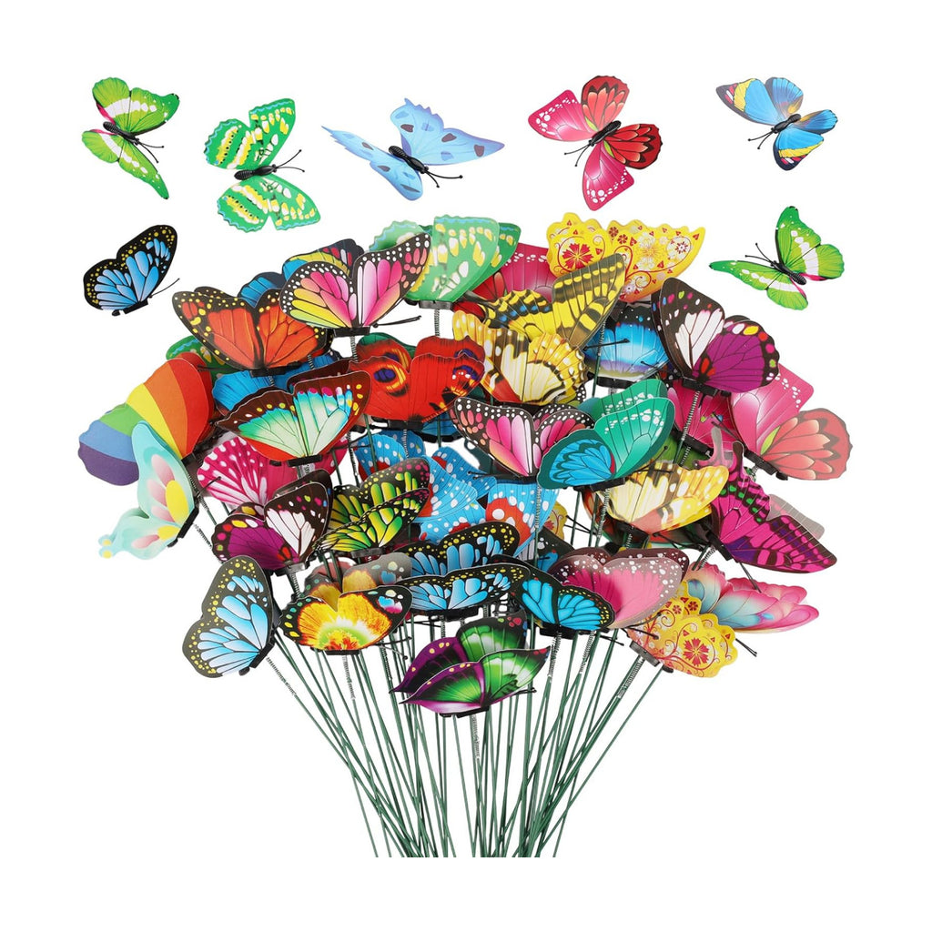 30PCS Butterfly Decor Outdoor Butterfly Garden Stakes for Garden Decor