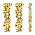 2 Pcs 9 ft Christmas Ball Garland Ornaments, Gold