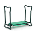 Backyard Expressions Garden Kneeler & Seat – 2-in-1 Garden Stool and Kneeler, Foldable Gardening Bench with Cushioned