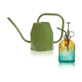 35 oz/1000 ml Metal Indoor Small Watering Can with Long Spout for House Plants Decorative, 12 oz/360 ml Glass Plant