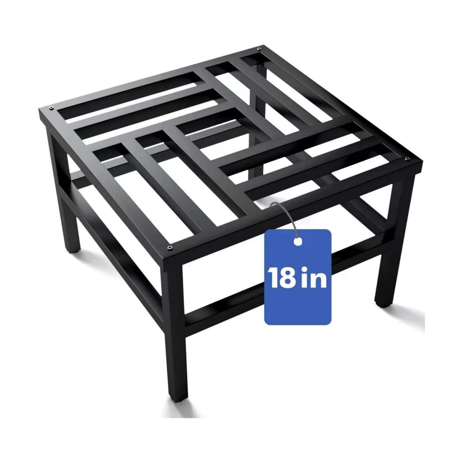 Plant Stand Indoor Outdoor, 18 Inch Heavy Duty Plant Stands Riser Metal Pedestal Stand for Large Flower Pot, Wrought