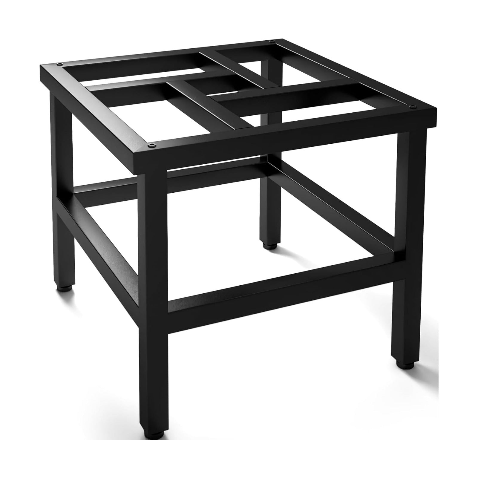 Plant Stand Indoor Outdoor, Heavy Duty Plant Stands Riser Metal Pedestal Stand for 12 Inch Flower Pot, Wrought Iron