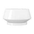 8.3 Inch White Ceramic Planter with Drainage Hole and Saucer | Ideal for Indoor and Outdoor Plants, Modern Home Decor