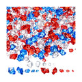 Syhood 570 Pcs Red, Blue and Clear Acrylic Gems Plastic Crystals