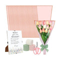 Tinlade 75 Pcs DIY Pink Flower Bar Supplies for Wedding Bridal Shower