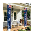 4th of July Decorations Outdoor - USA 250th Anniversary Porch Signs - 71" x 12" Patriotic July 4th Independence Day Door Banners, America 250 Years of Freedom Front Door Decorations (Freedom)