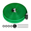 Sprinkler Hose with Holes, 100FT (50FT x 2) Heavy Duty Flat Soaker Hoses, Watering Garden Drip Irrigation Hose –