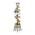 TERESA'S COLLECTIONS Fall Outdoor Decor Metal Rake Yard Stake 30"