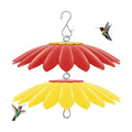 10.5 inch Bird Feeder Rain Guard,Hummingbird Feeder Shade Dome Cover,Umbrella Cover for Bird House for Outdoor,Squirrel Baffle,2 Pack(Red,Yellow)