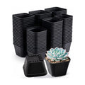 250 Packs Square Nursery Pots for Plants 4 Inch Seedling Pots