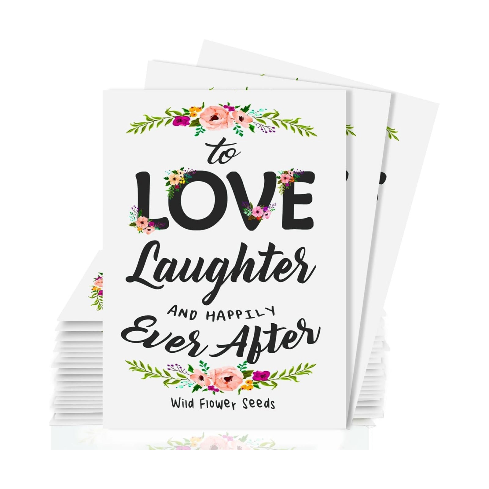 25 Wildflower Seed Packets - Wedding Favors for Guest - Wedding Decorations for Reception - Wild Flower Seeds Throw and