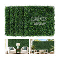 Artificial Grass Wall Panels Backdrop, 10"X10" 12P(8.4 sqft) UV-Anti Faux Greenery Privacy Fence Screen, Artificial