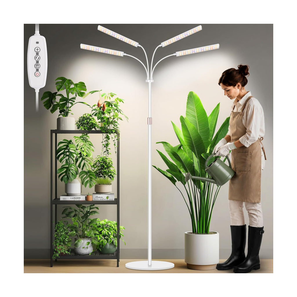 LBW Grow Lights for Indoor Plants, 75" Tall Full Spectrum Plant Grow Light | 228 LEDs Full Spectrum Grow Light with