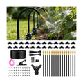 100FT 1/4" Drip Irrigation System, 2026 Upgrade Garden Irrigation Kit with 24pcs 360° Adjustable Copper Nozzles, DIY