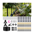 200FT Drip Irrigation System, 2026 Upgrade Garden Watering Kit with 32pcs 360° Adjustable Copper Nozzles, High-Flow DIY