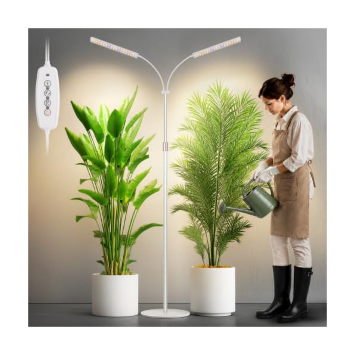 LBW Grow Lights for Indoor Plants, 75" Tall Full Spectrum Plant Grow Light
