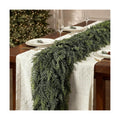 2PCS 6FT Christmas Cedar Garland, Real Touch Soft Greenery Mantel Decor
