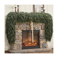 4PCS 6FT Christmas Cedar Garland, Real Touch Soft Greenery Mantel Decor