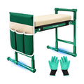 Saker 2026 Upgraded Garden Kneeler and Seat with 500LB Frame & Soft Pad | Foldable Stool, Heavy-Duty Steel, Comfortable
