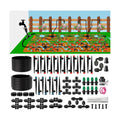 LP 240FT Drip Irrigation System Kit, Garden Watering Misting System - 40FT 1/2" Main Tube & 200FT 1/4" Distribution