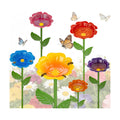 Mellbree Bee Watering Station, 6-Pack Metal Flower Bee Bath for Garden – Attract Butterflies & Pollinators – Colorful