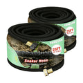 5/8" 25 FT*2 Pack Soaker Hose for Water Drip Irrigation for Lawn | Heavy Duty Construction, Saves 70% Water, Yard