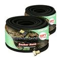 5/8" 50 FT*2 Pack Soaker Hose for Water Drip Irrigation for Lawn | Heavy Duty Construction, Saves 70% Water, Yard