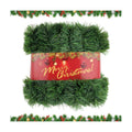 50Ft Green Christmas Garland for Decorations, Artificial Christmas Tinsel Greenery Outdoor Indoor Garlands, Straight Faux PVC Soft Garland for Stairs Railing Fireplace Window Mantle Home Party Decor