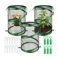 3Pcs Pop Up Plant Covers from Animals-20"x14" Foldable Mesh Plant Protector | Plant Tent Cover, Garden Insect Barrier