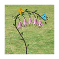 39.5"H Gardens Metal Flowers for Outside,Retro Decorative Garden Stake | Metal Garden Art for Outdoors,Garden Stakes