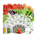 Veggies Seeds Pod Kit Compatible with AeroGarden Hydroponic Growing System | 16 Complete Pods with Everything, Red