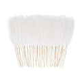 obbsie 150PCS White Faux Pampas Grass Decor, 21.6" Fluffy Vase Filler