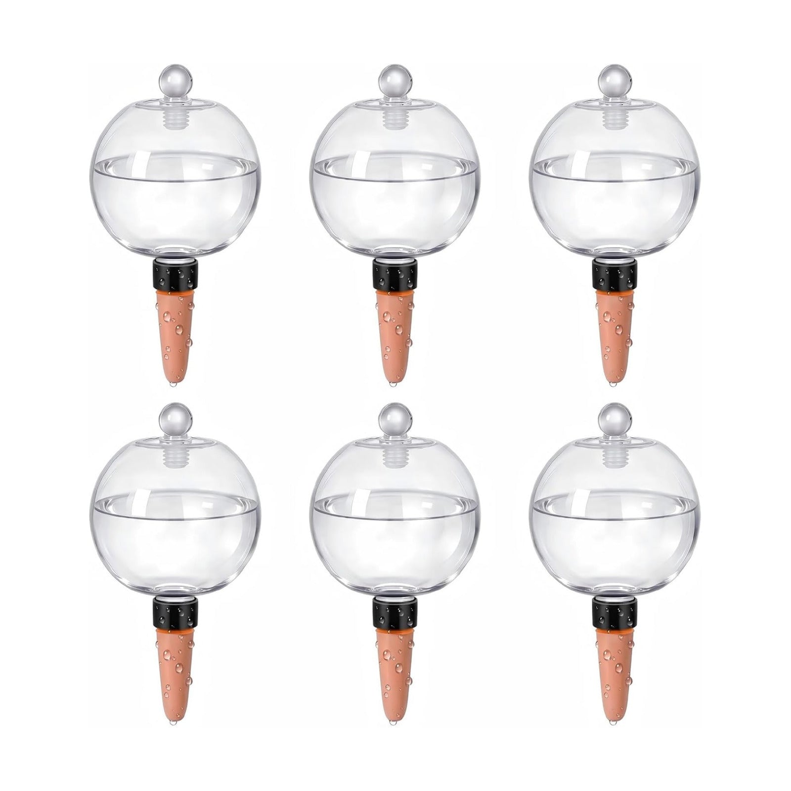 EX-Large Plant Watering Globes with Cover 26oz Top Fill Plastic Water Bulbs Self Watering Planter Inser, Slow Release